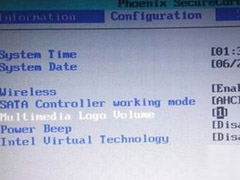 笔记本Win7系统电脑通过BIOS关闭开机声音解决方法