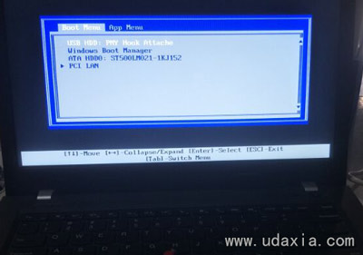 联想thinkpad X1 Carbon 2017笔记本电脑BIOS设置U盘启动教程
