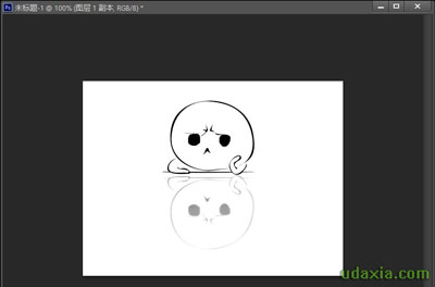 Photoshop给图片添加倒影的操作教程