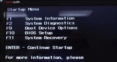 惠普笔记本电脑进入BIOS设置U盘启动的方法