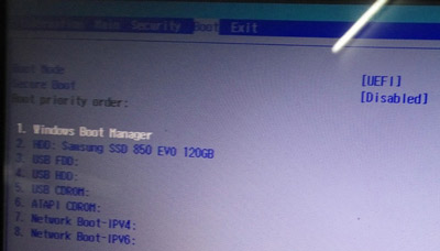宏碁墨舞TMTX40笔记本关闭安全启动的操作方法