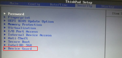 联想ThinkPad黑将S5游戏本无法修改安全启动和启动项的解决方法