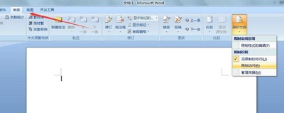 word文档加密方法