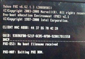 修改BIOS解决黑屏提示PXE:Exitting PXE ROM不能进系统问题