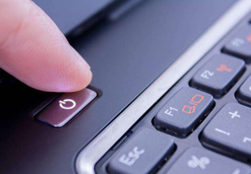 笔记本按电源按钮不能关机只是关闭屏幕的解决办法