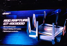 华硕正式发布万兆WiFi无线路由器ROG Rapture GT-AX11000