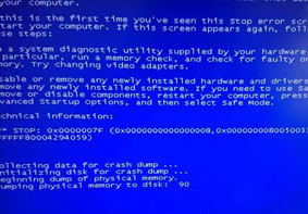 电脑系统开机蓝屏显示错误代码0x000007f的解决方法