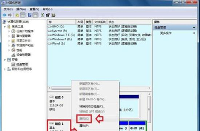 Win7提示磁盘处于脱机状态怎么办
