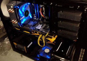 台式机电脑开机后风扇转一下就停止的解决方法