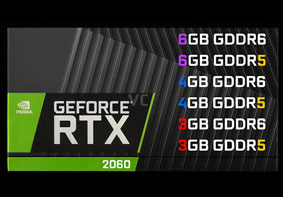 RTX2060显卡型号众多 GDDR6/GDDR5、3/4/6GB显存之分