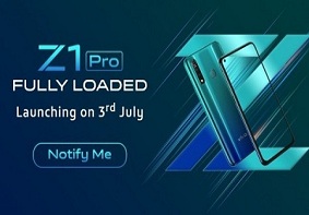 7月3日，vivo官方于印度推出vivo Z1 Pro手机