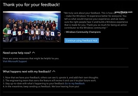 微软打算关闭UserVcice论坛 将其移至win10系统的“反馈中心”
