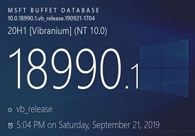 Windows 10 20H1 18990预览版ISO镜像开放 内测用户可前往官网下载