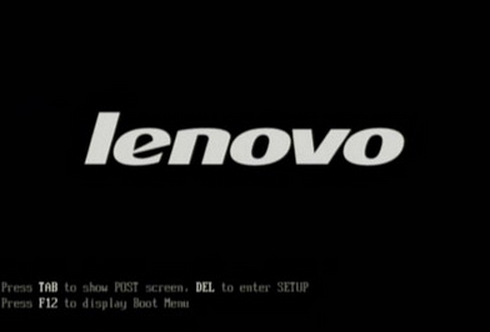 联想小新510s笔记本开机画面