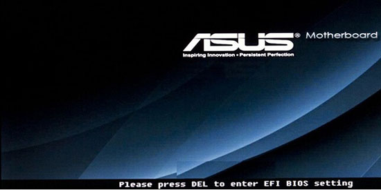 华硕V451开机画面