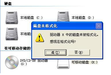 u盘提示未被格式化的解决方法