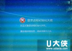 Win7开机提示＂交互式登录进程初始化失败＂