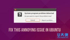 Ubuntu系统提示的程序错误如何修复？