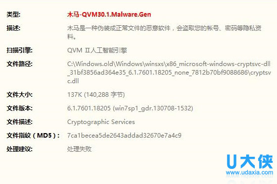 Windows.old中有病毒