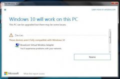 Win10 用户升级遇到博通虚拟无线网卡硬件兼容性