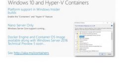 Windows 10年度更新将引入Hyper-V容器支持