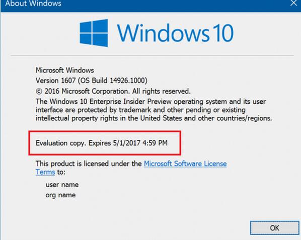 Windows 10 Build 14931