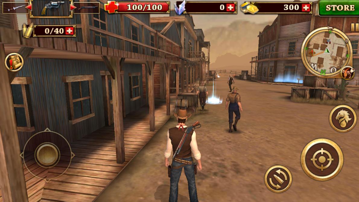 枪火西部安卓无限金币钻石版 V1.2